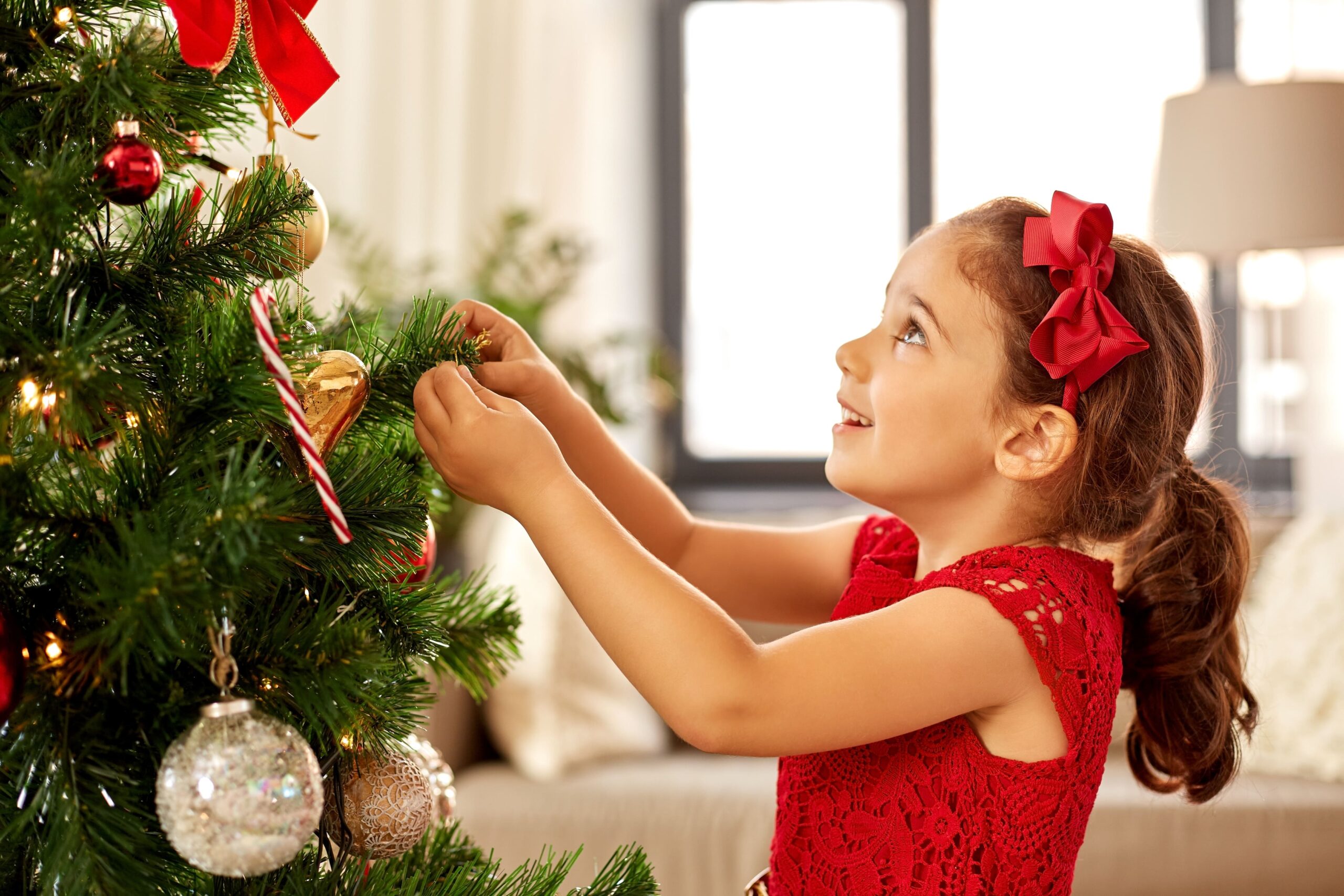 christmas tree and furnace