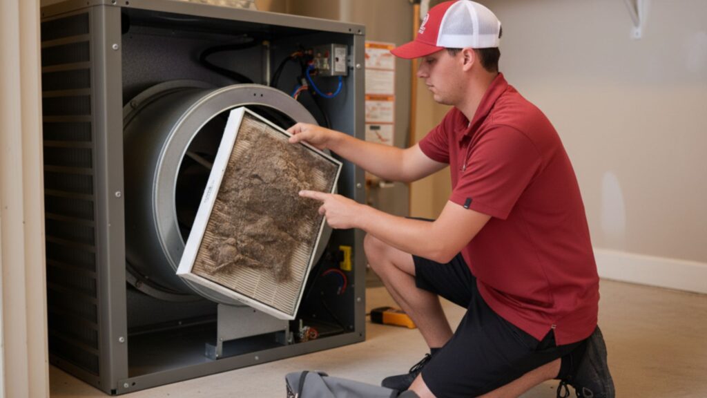 How can I improve my home's indoor air quality with my current AC system