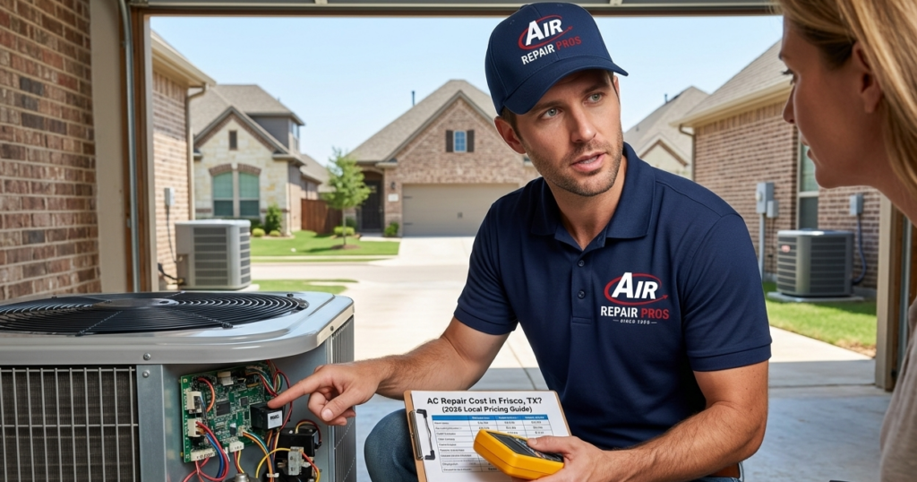 How Much Does AC Repair Cost in Frisco, TX (2026 Local Pricing Guide)