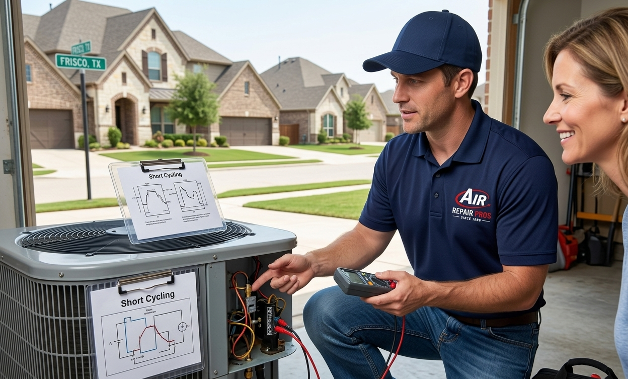 Why Your AC Keeps Turning On and Off in Frisco, TX (Short Cycling Guide)