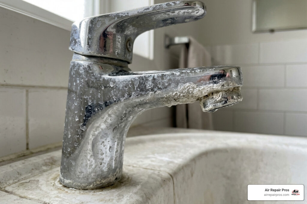 hard water signs