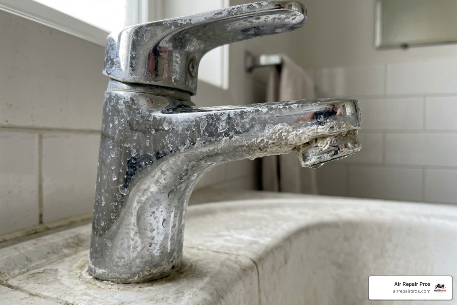 hard water signs