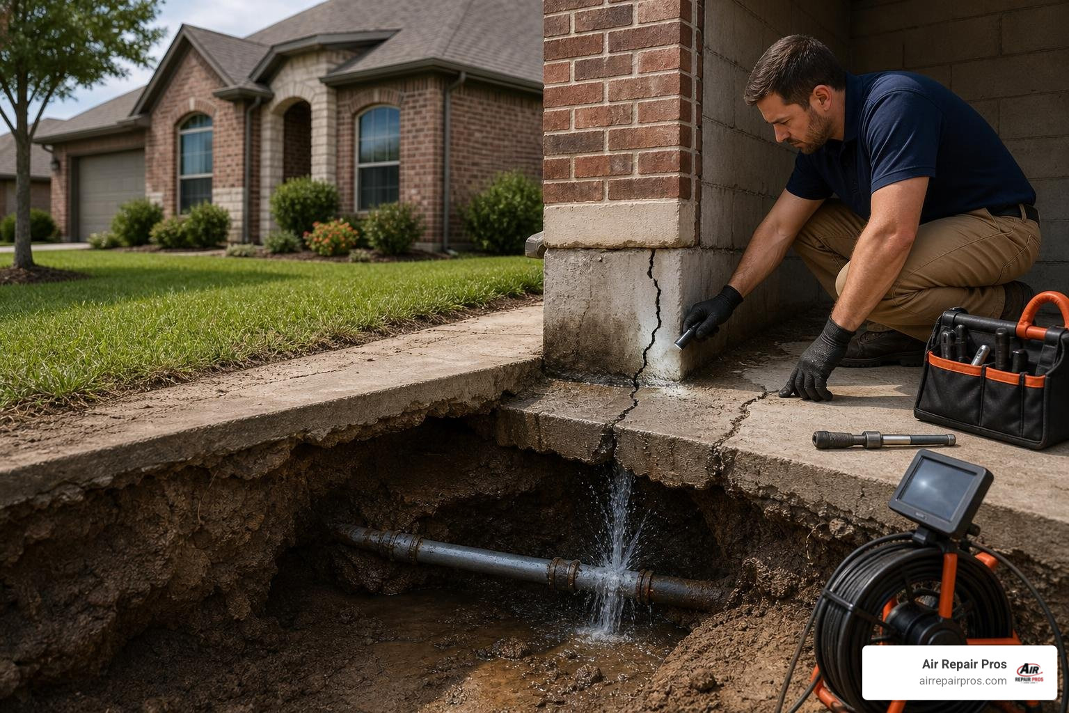 slab leak repair cost mckinney