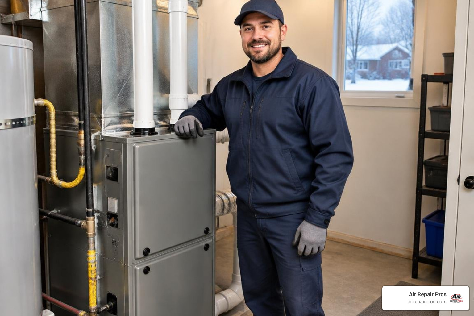 natural gas furnace installation